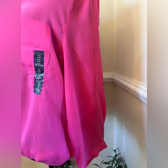 Gap Women's Pink Shirt Blouse Size L NWT Long Sleeve - Picture 2 of 9